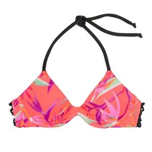 PINK Strappy Side Scoop Push-up